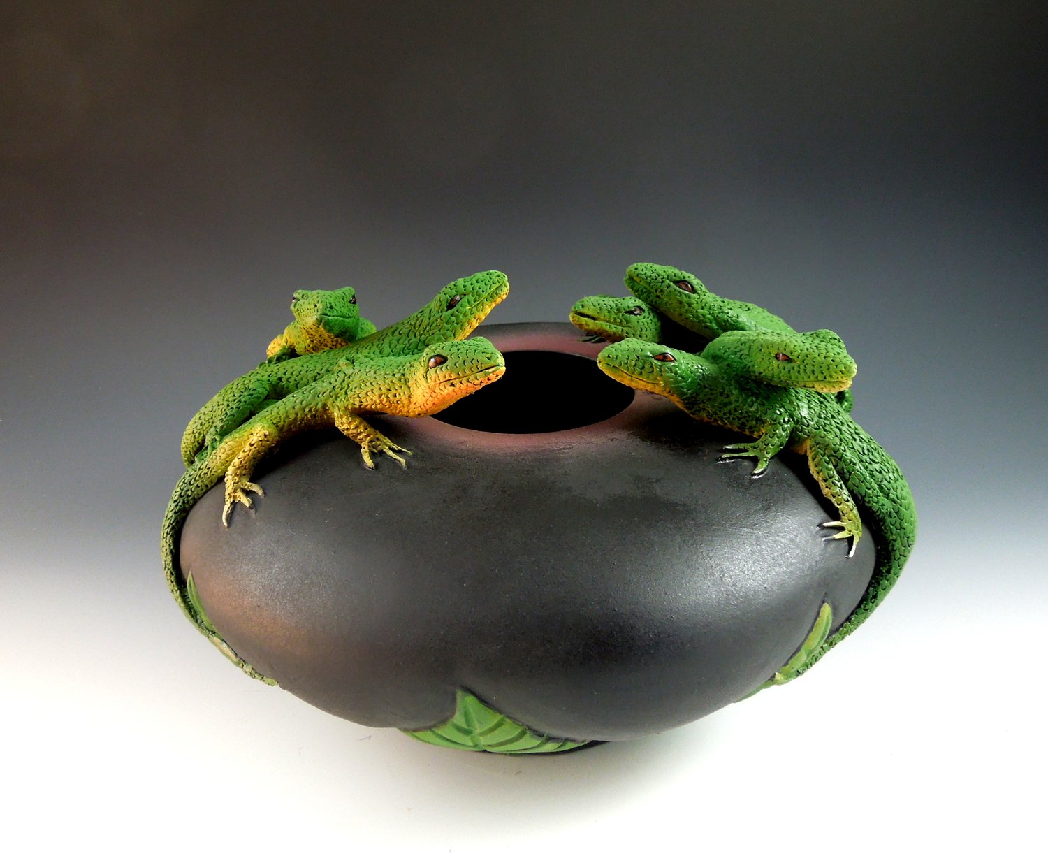 Seven Lizard Bowl (the Lizard Lounge) | Nancy Yturriaga Adams Clay 